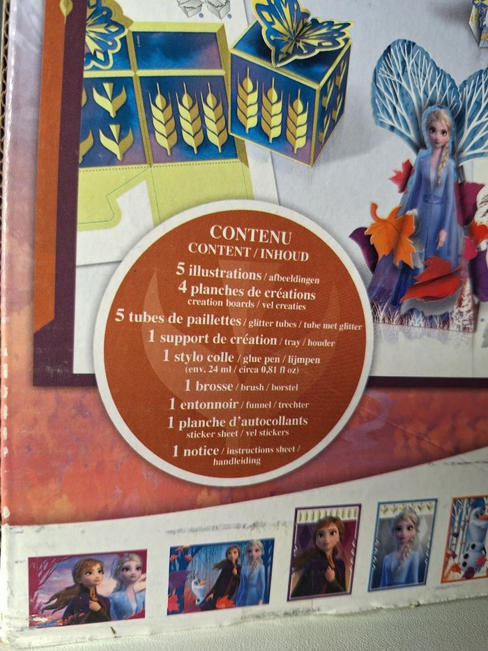 Set de création givré la reine des neiges 2 - photo numéro 3