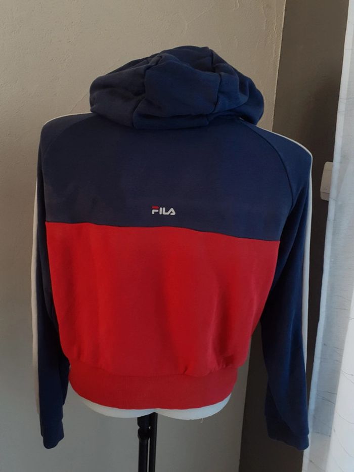 Sweat fila bleu blanc rouge t s - photo numéro 2