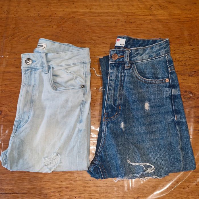Lot de 2 jeans fille Jennyfer et Pimkie