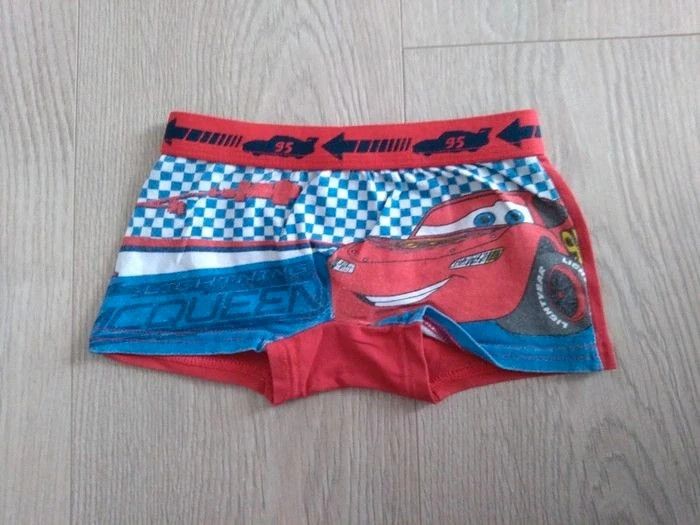 Boxer imprimé cars Flash McQueen 2 ans