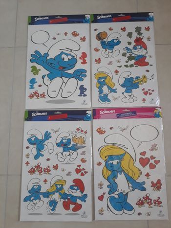 Stickers muraux - Les Schtroumpfs