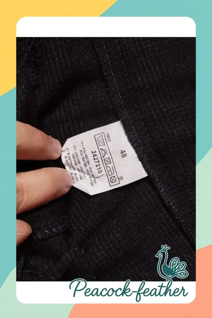 Pantalon court gris 48 - photo numéro 8