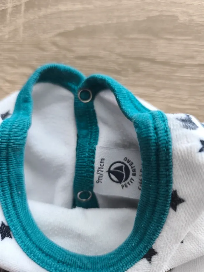 Pyjama 9 mois animaux petit bateau - photo numéro 3