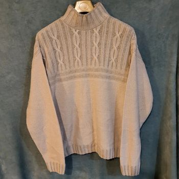 Pull en Laine - 1/2 Torsadé - A cause des garçons 🧥 Taille XL