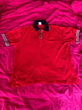polo rouge 42/44