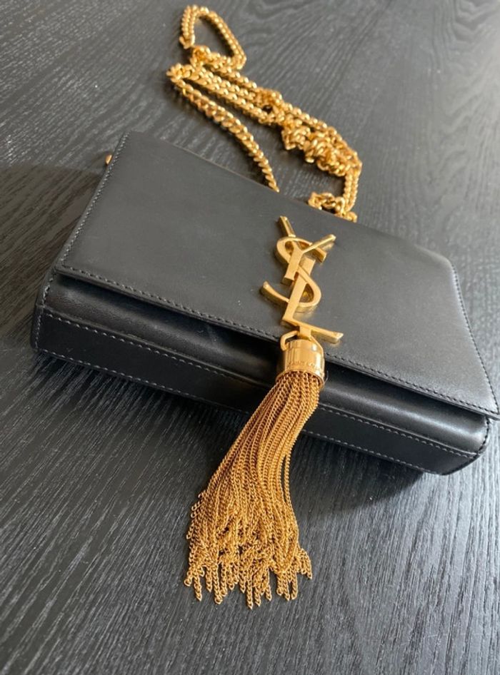 Sac YSL noir Kate pompons - photo numéro 4