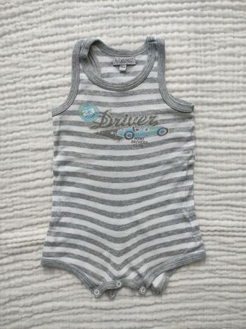 Combinaison bébé sans manches, voiture 🚗