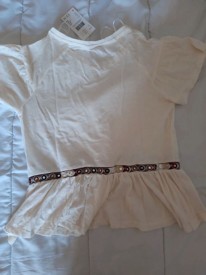 Top beige Camaïeu neuf T36 - photo numéro 3