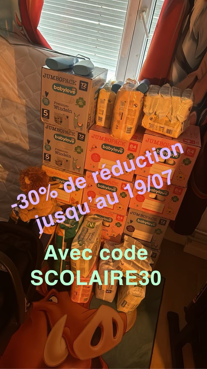 Lot couches toute tailles