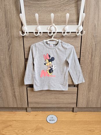 Vêtement Bébé Fille - T-shirt/ Haut Minnie - Disney - 18 mois
