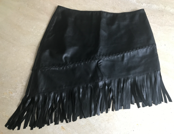 JUPE ASYMETRIQUE "NEW LOOK" NOIRE - TAILLE : 40