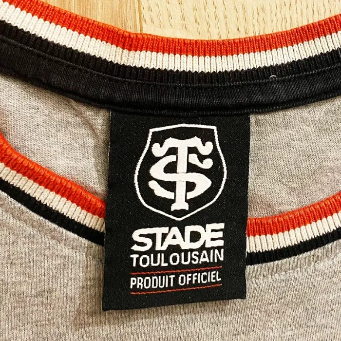 Stade Toulousain Rugby Top 14 T-Shirt Gris Officiel Club Homme Exclusif Boutique (Taille S) - photo numéro 6