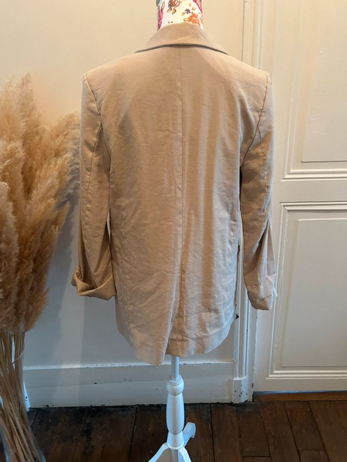 Blazer beige oversize - photo numéro 2