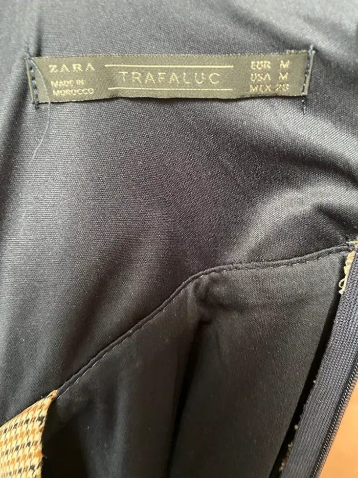 Robe débardeur à carreaux Zara - photo numéro 3