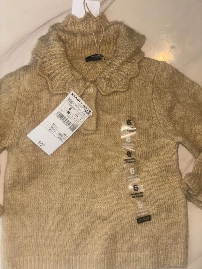 Pull chaud neuf kiabi 6 mois - photo numéro 2