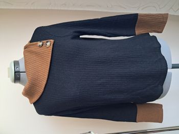 Pull côtelé à col asymétrique Stand Privé taille M