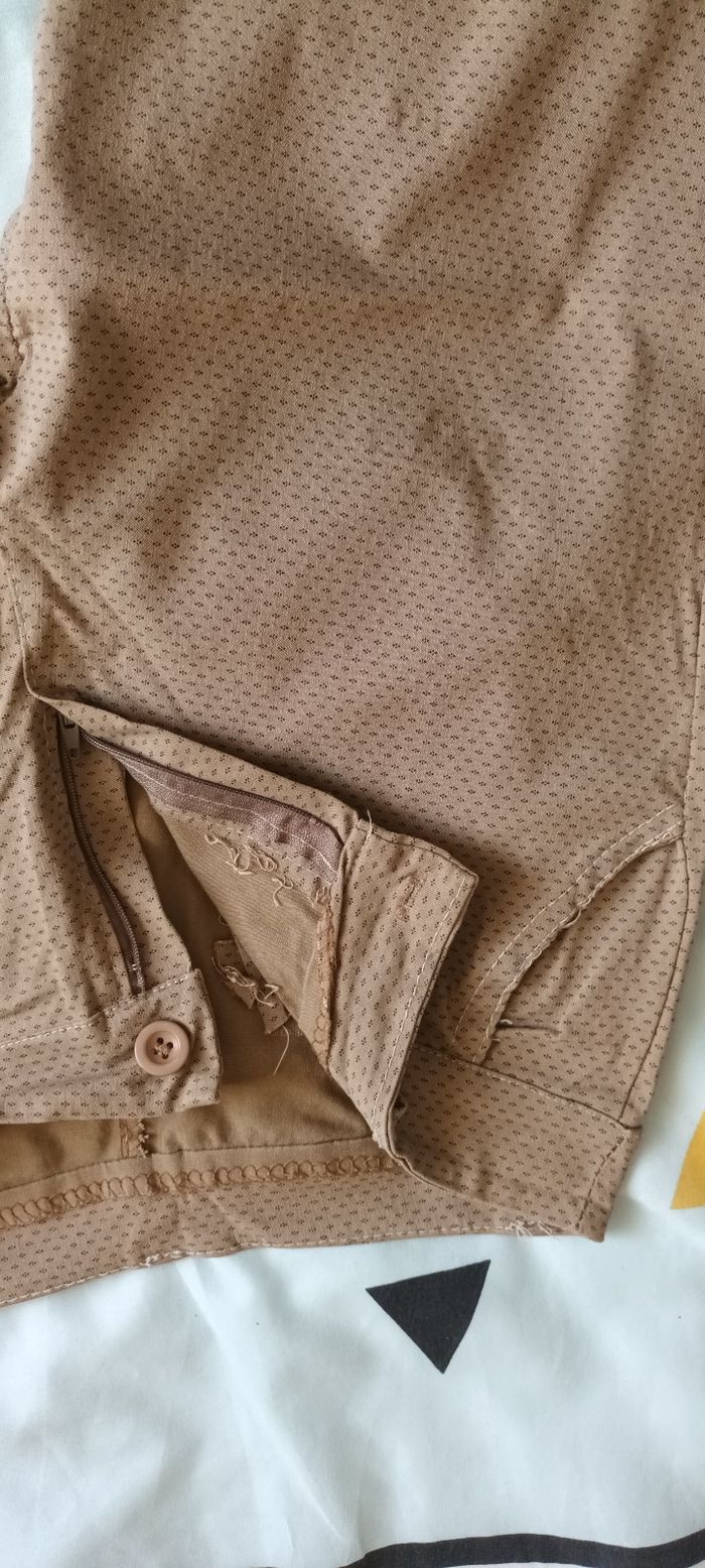 Pantalon beige à petits motifs - photo numéro 2