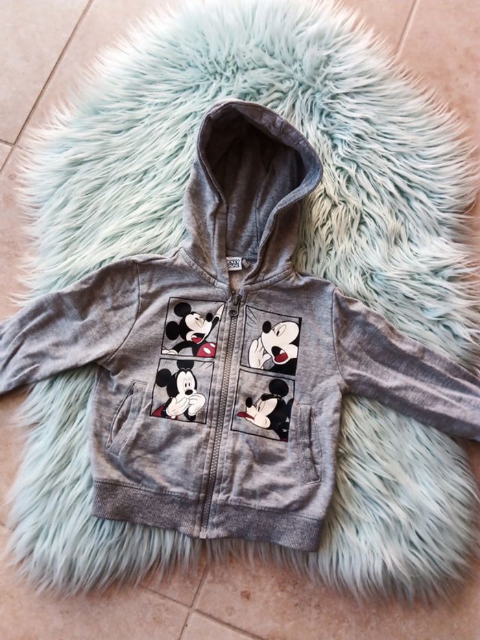 🧒🏻 veste à capuche garçon 2 ans Mickey Mouse