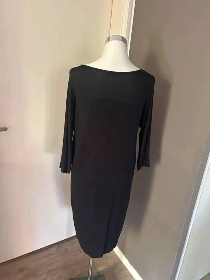 Cos robe longue midi moulante  noir taille S /36 - photo numéro 7