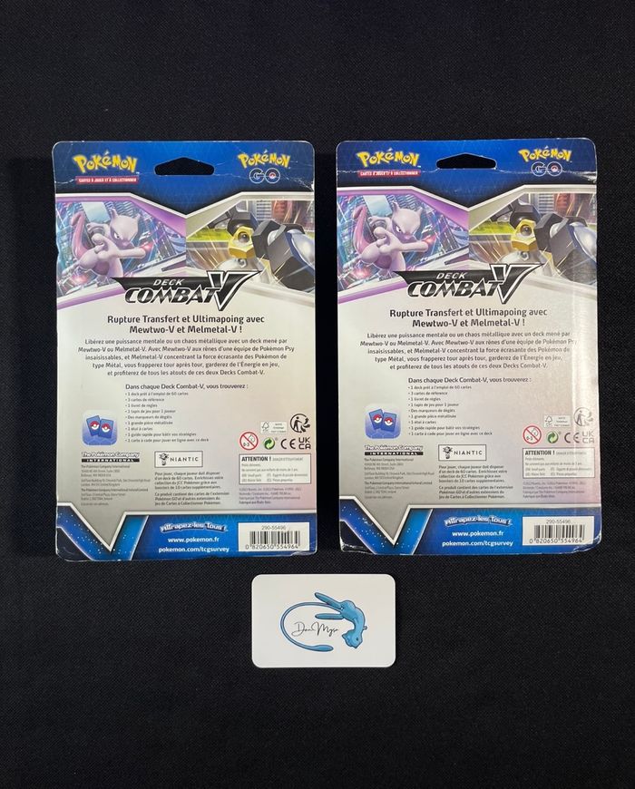 Pokémon Deck Mewtwo V Melmetal V Pokémon GO EB 10.5 : 25€ - photo numéro 2