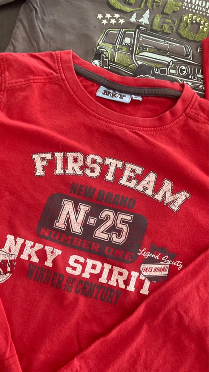 Lot ensemble vêtement garçon 8 ans pull sweat Marvel - photo numéro 12