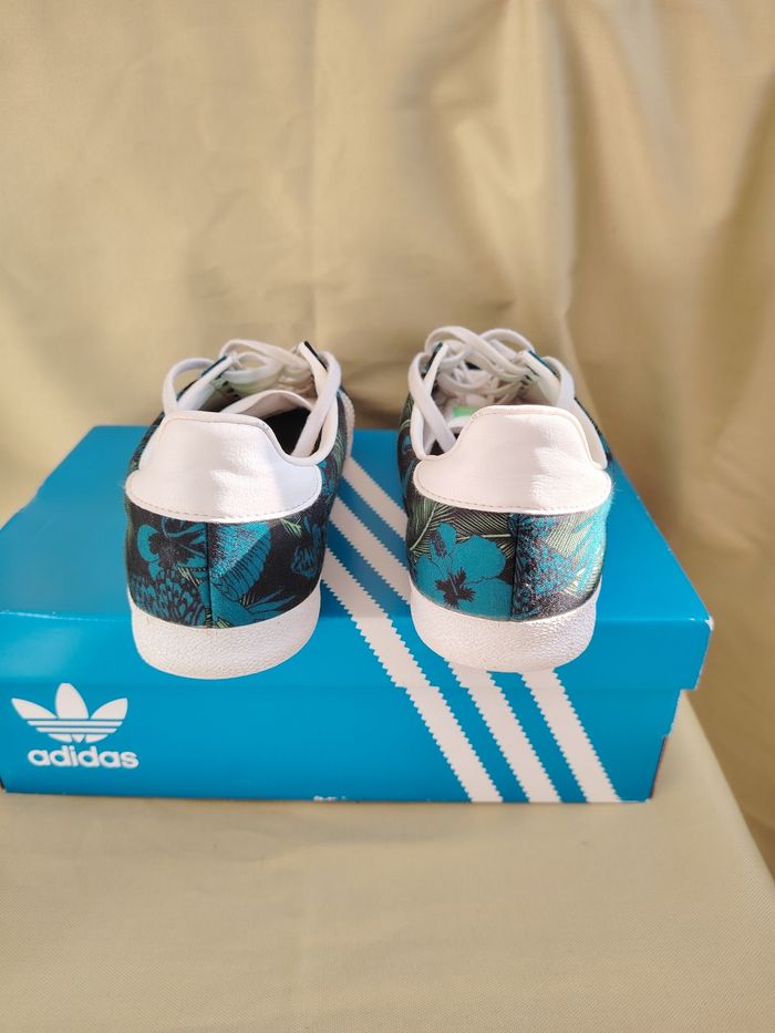 Adidas Gazelle "Tropical" Vertes - Taille 40 2/3 - photo numéro 3