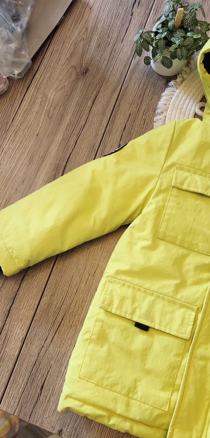 Manteau Parka Garçon 5ans Kiabi Jaune - photo numéro 2