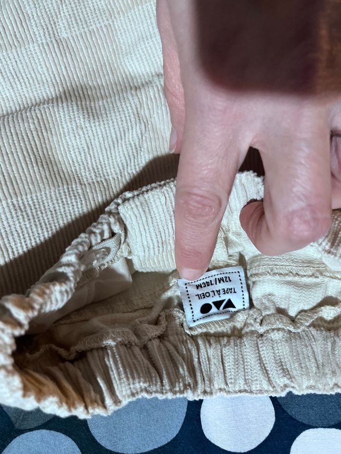 Pantalon velours tape à l’œil - photo numéro 2