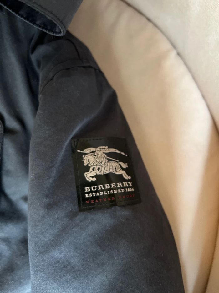 Parka chaude marine 18 mois - Burberry - photo numéro 3
