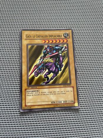 Carte Yu-Gi-Oh! Gaïa le chevalier Implacable SYE-FR007