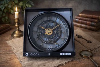 Jolie horloge industrielle 