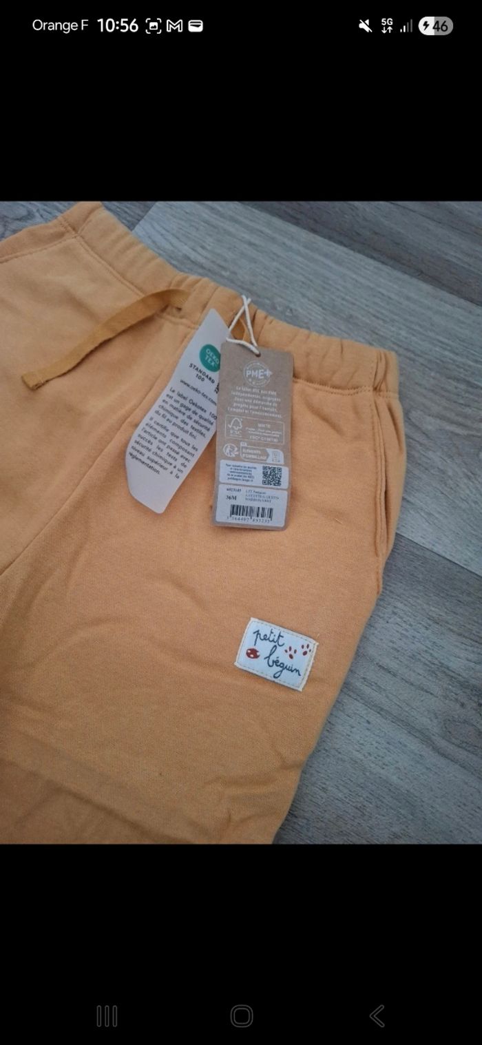 2 pantalons neufs Petit Béguin 36 mois - photo numéro 5