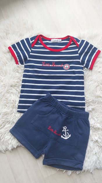 Ensemble t-shirt et short 12 mois