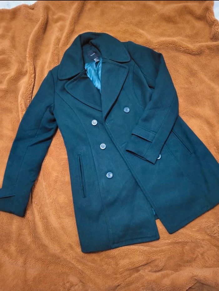 Manteau vert foncé