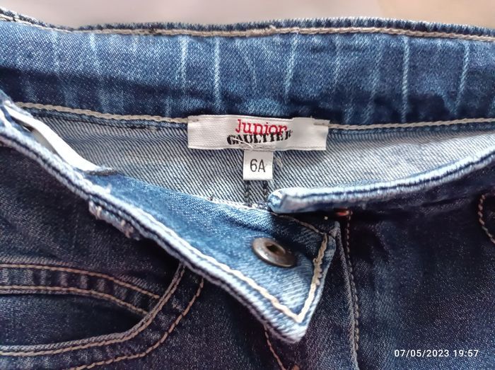 Jupe en jean Junior Gauthier taille 6 ans - photo numéro 2