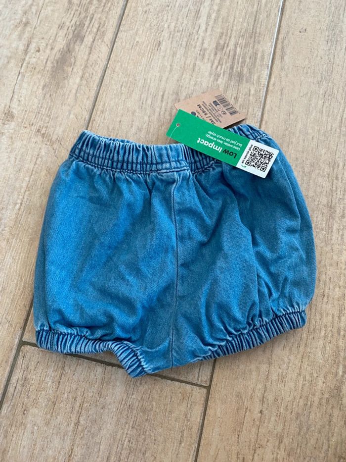 Short bloomer jeans neuf TAO 3M