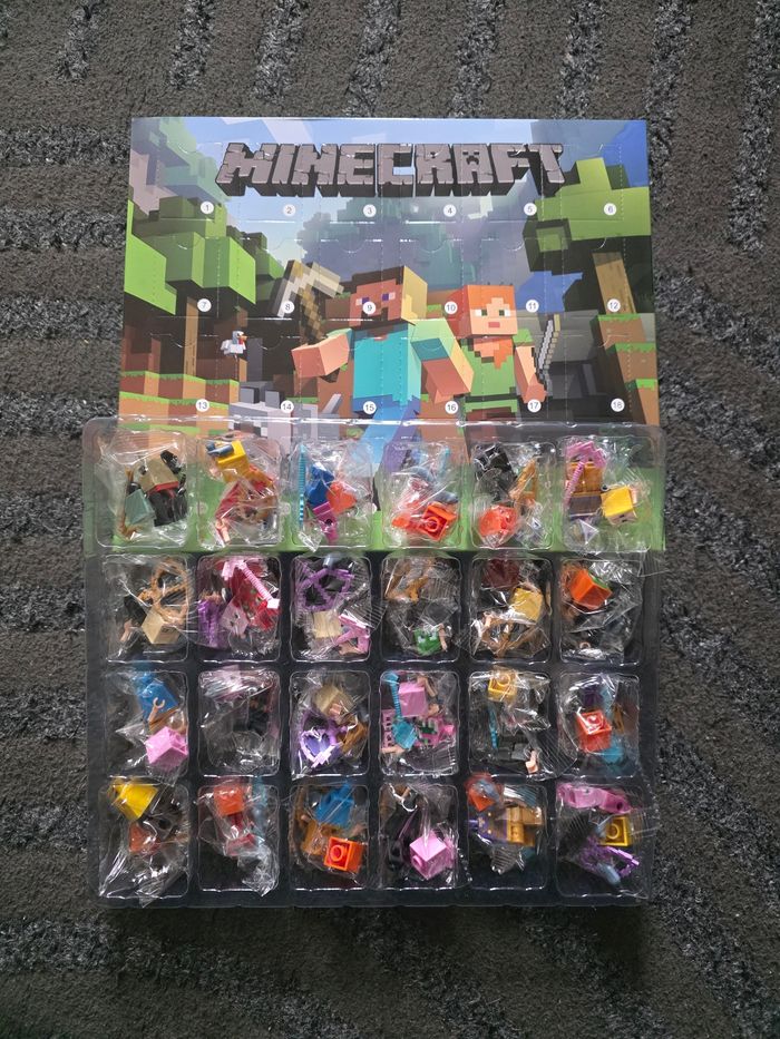 Calendrier de l'avent minecraft 24 cases de minecraft - photo numéro 8