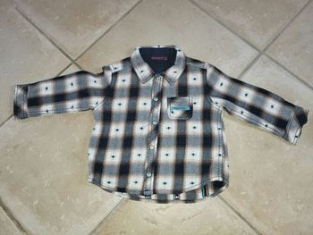 Chemise à carreaux garçon 9 mois Sergent Major