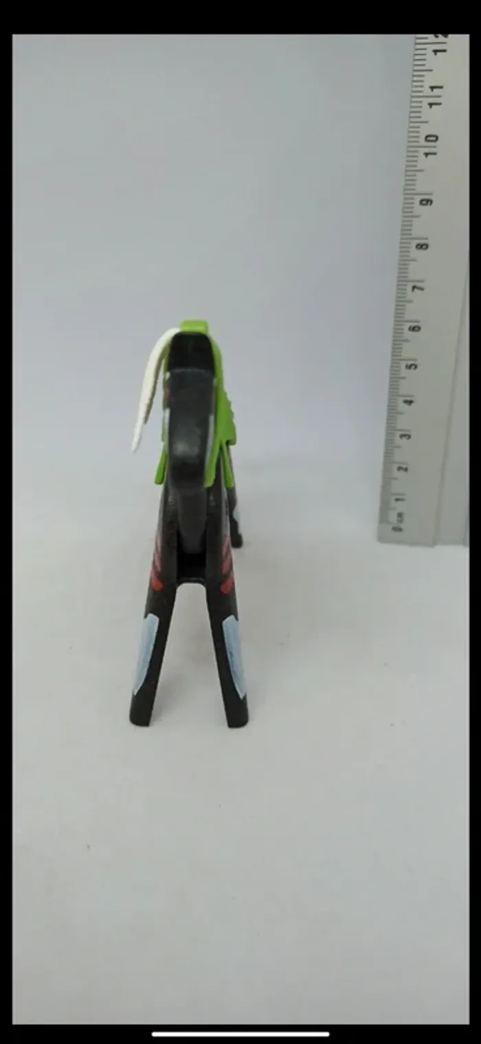 Cheval indien noir avec peintures et selle playmobil - photo numéro 5