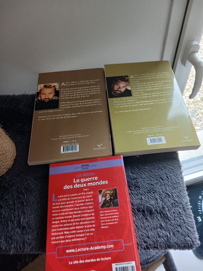 Lot de 3 livres Arthur et les minimoys - photo numéro 2