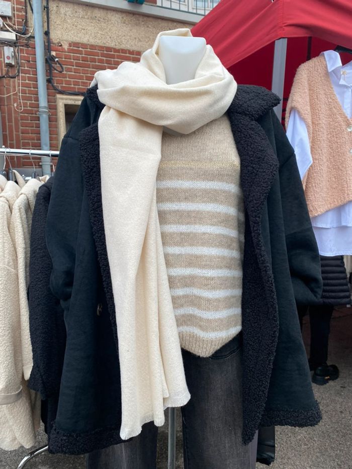Veste suédine noir