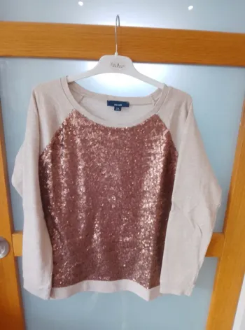 Pull Sweat à sequins - Fille 12 ans