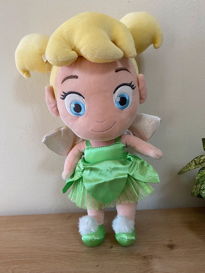 Doudou peluche fée clochette tinker Bell Disney store 34 cm - photo numéro 2