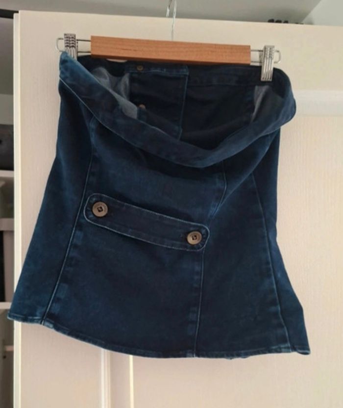 Bustier en jeans - photo numéro 3