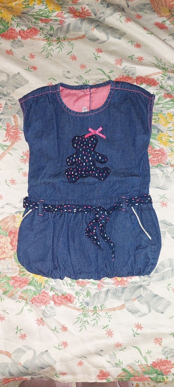 Robe jean fille