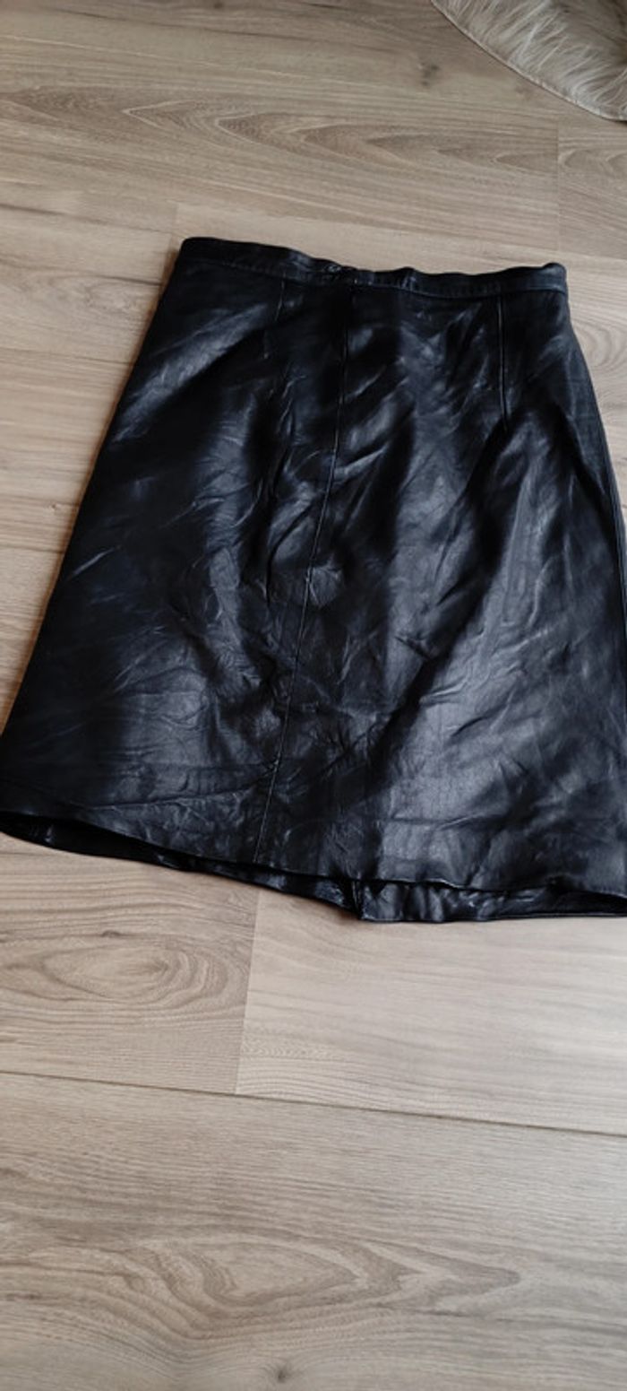 Jupe en cuir portefeuille - photo numéro 4