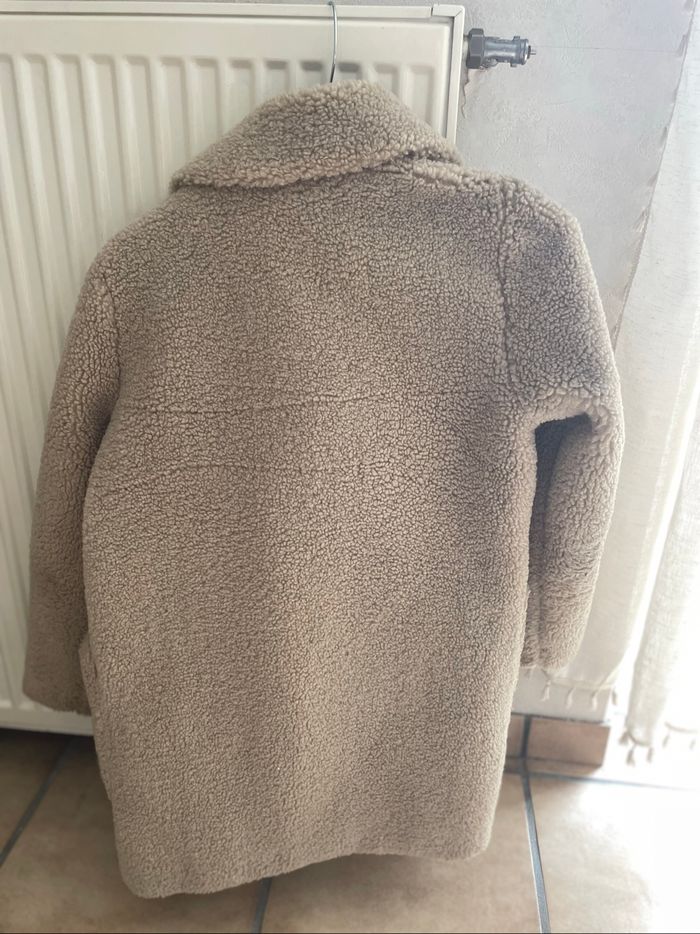 Manteau en faux mouton New Look – Taille 38 – Parfait pour les petites (160 cm) - photo numéro 4