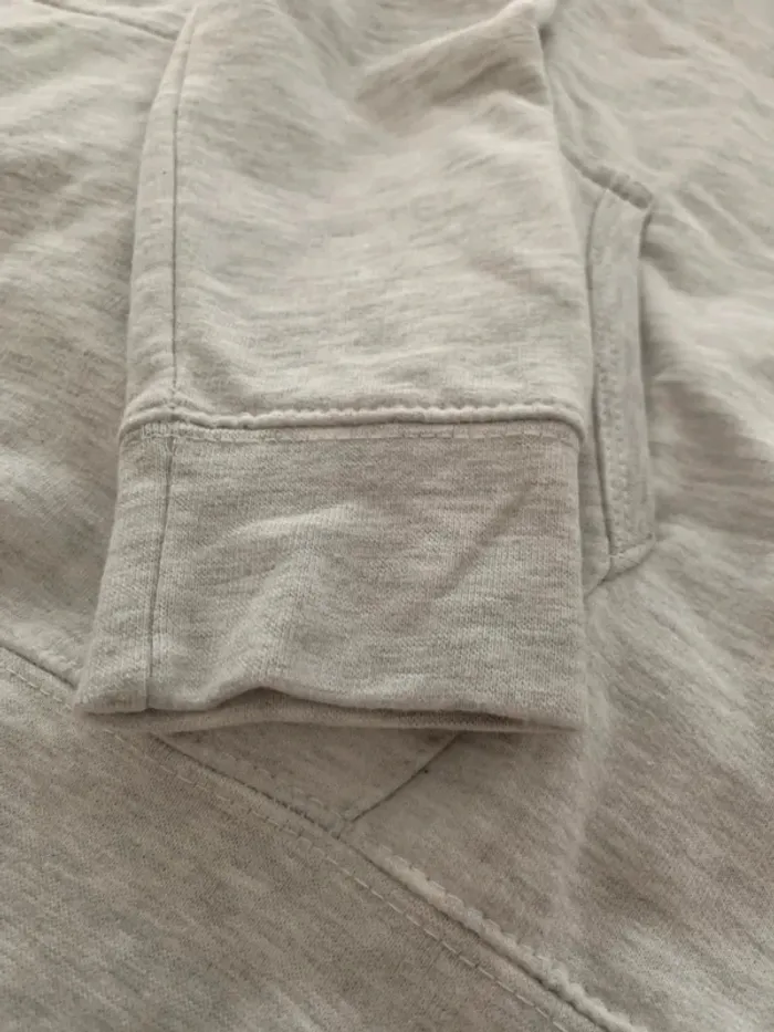 Sweat à capuche gris clair basique – très bon état, taille M - photo numéro 5