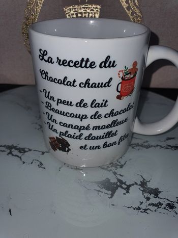 Mug recette du chocolat