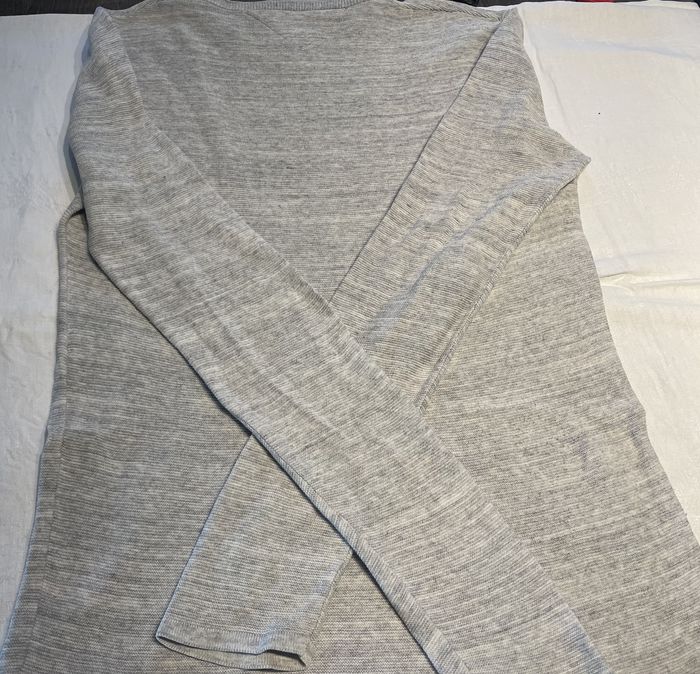 Pull Gris Homme Tommy Hilfiger Denim Taille M - photo numéro 2